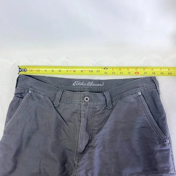 Eddie Bauer Men's Pants Fleece Lined Warm Relax Fit Bottoms Insulated Warmth - Picture 9 of 12